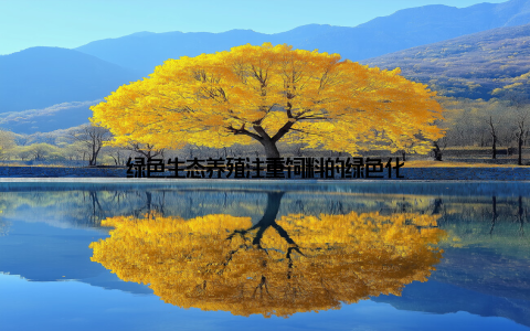 绿色生态养殖注重饲料的绿色化