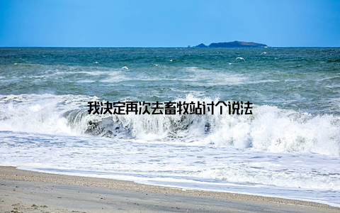 我决定再次去畜牧站讨个说法